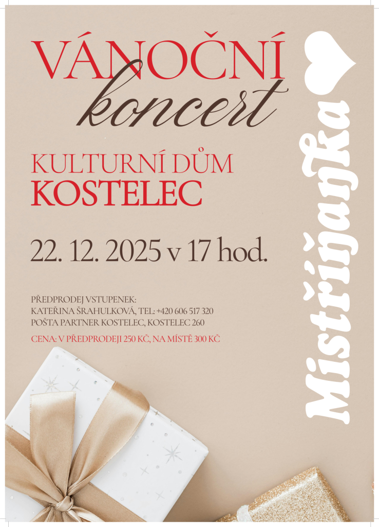 Vánoční koncert DH Mistříňanka v&nbsp;Kostelci