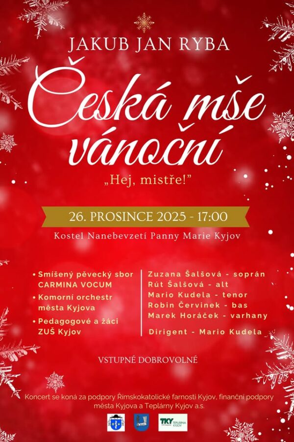 Česká mše vánoční „Hej, mistře!“ v&nbsp;Kyjově
