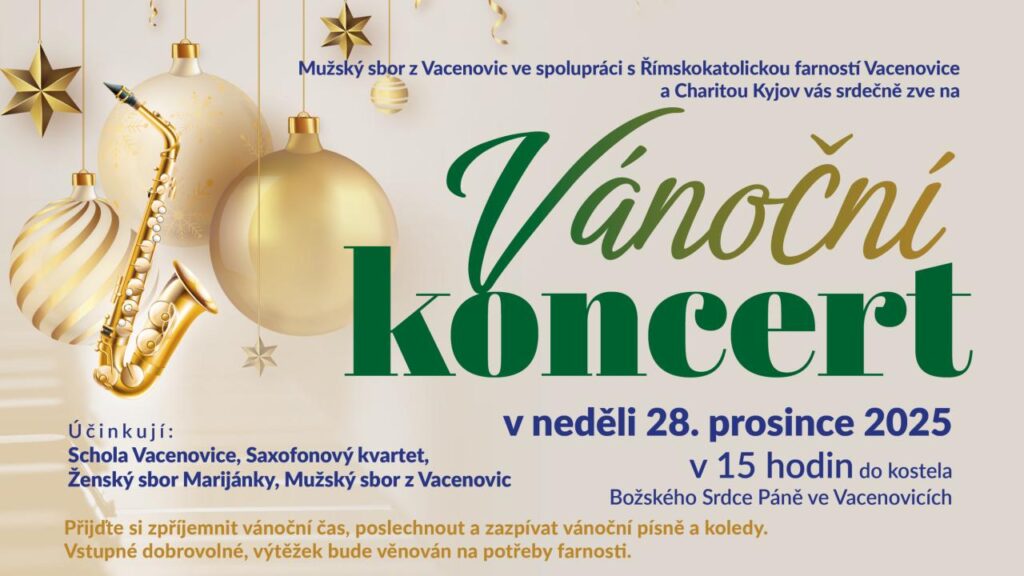 Vánoční koncert ve&nbsp;Vacenovicích