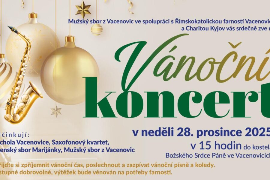 Vánoční koncert ve&nbsp;Vacenovicích