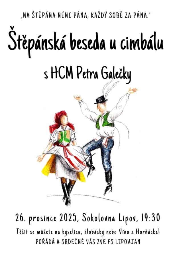 Štěpánská beseda u&nbsp;cimbálu