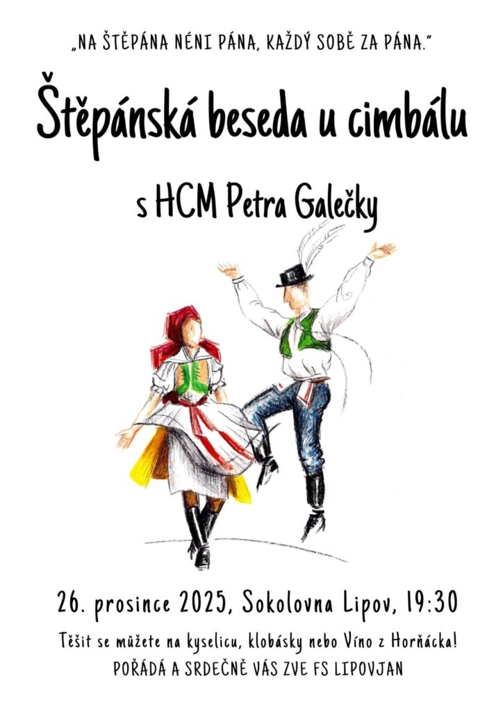 Štěpánská beseda u&nbsp;cimbálu