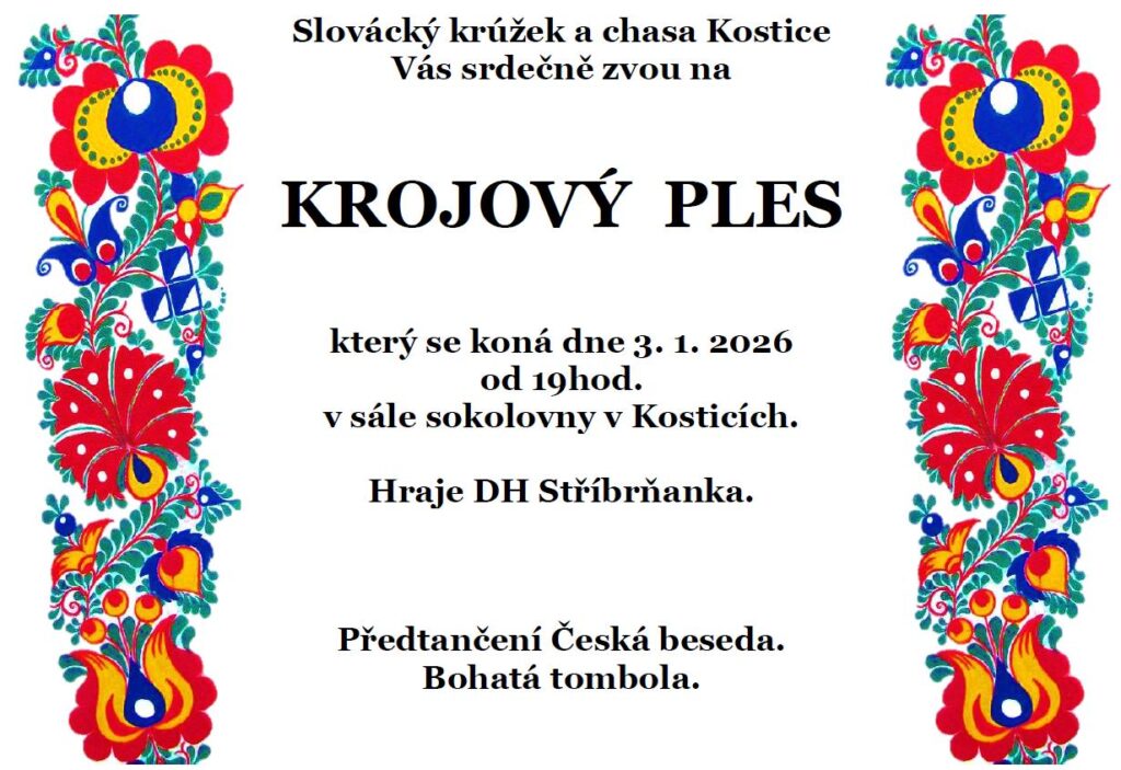 Krojový ples Kostice