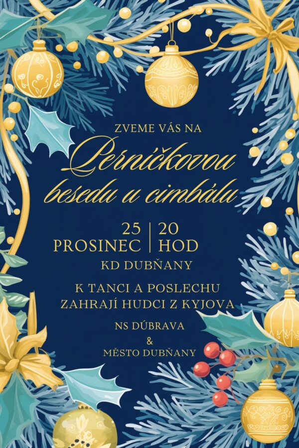 Perníčková beseda u&nbsp;cimbálu