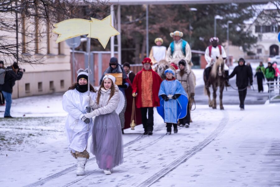 Tříkrálové koledování a&nbsp;Hej, mistře aneb přijďte si zazpívat Rybovku FOTO