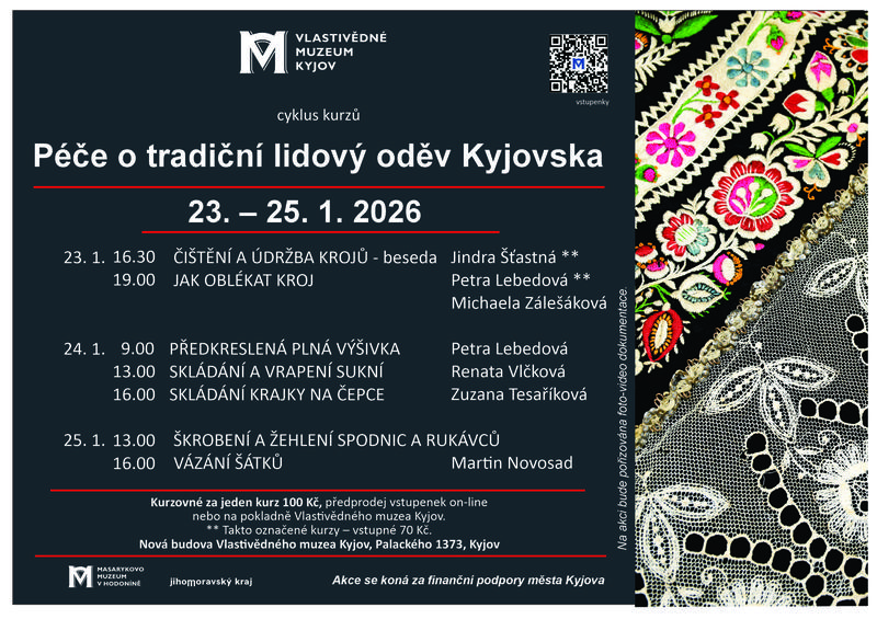 Kurzy péče o&nbsp;tradiční oděv na&nbsp;Kyjovsku