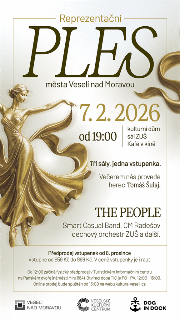 Reprezentační ples města Veselí nad&nbsp;Moravou