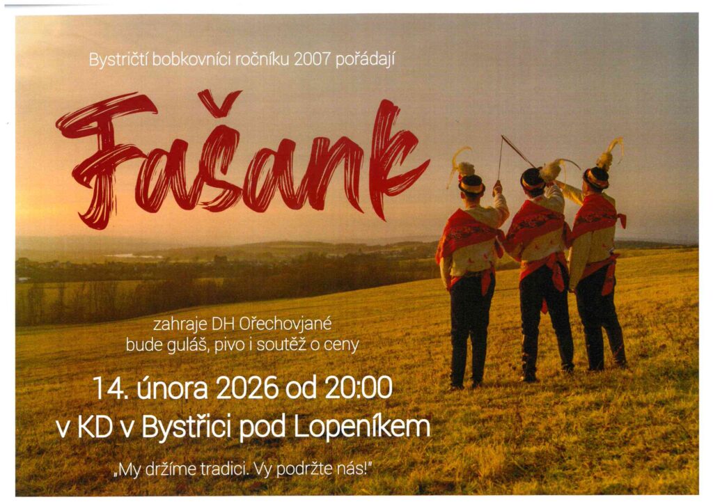 Fašank Bystřice pod&nbsp;Lopeníkem