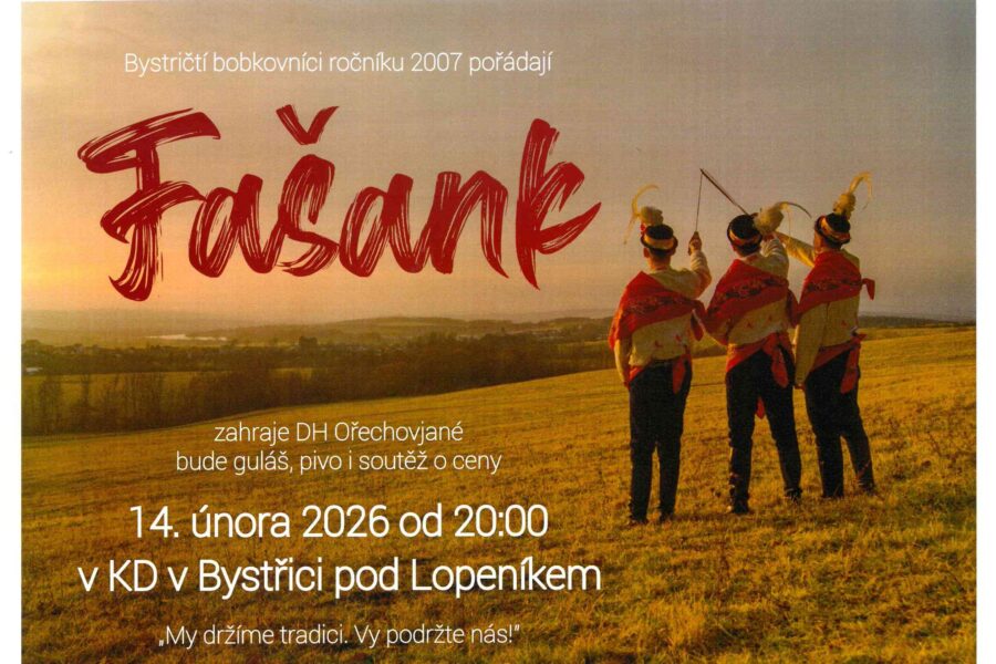 Fašank Bystřice pod&nbsp;Lopeníkem