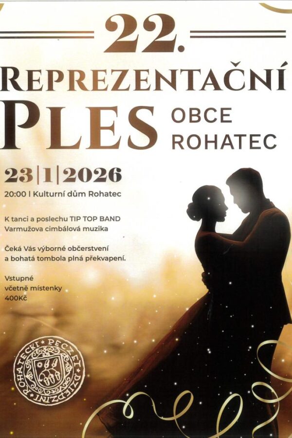 22. Reprezentační ples obce Rohatec