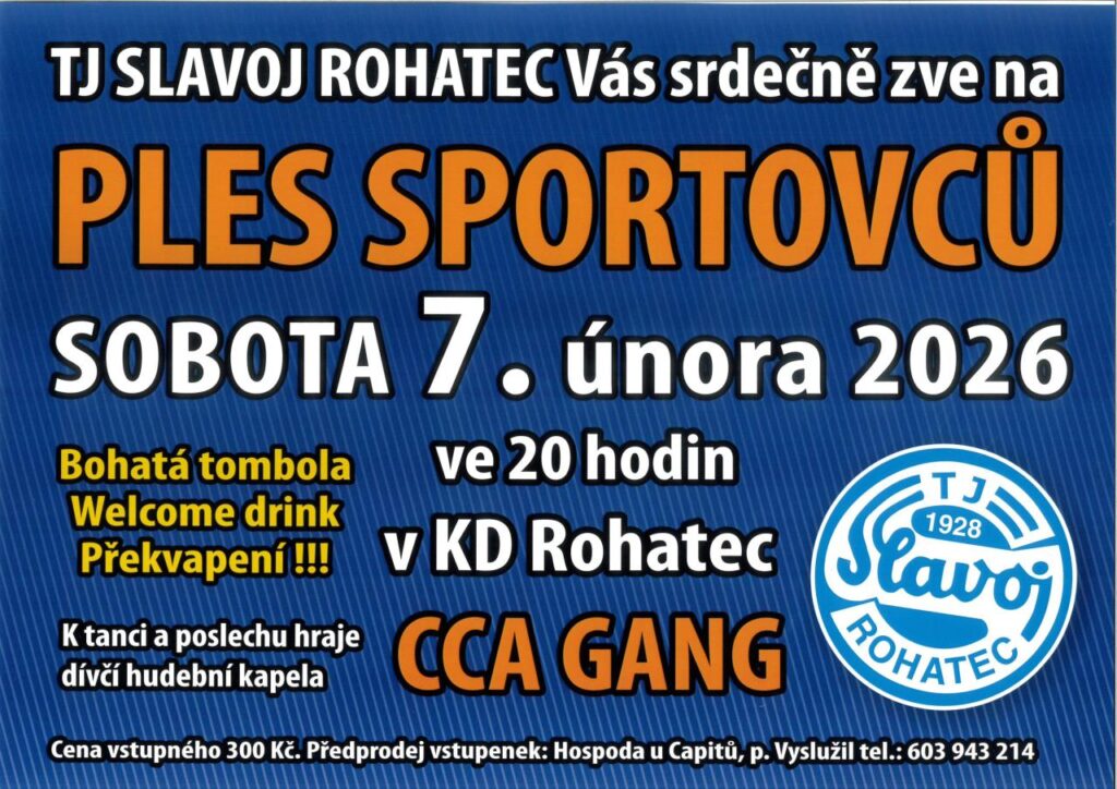Ples sportovců Rohatec