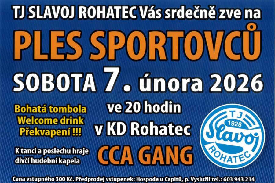 Ples sportovců Rohatec