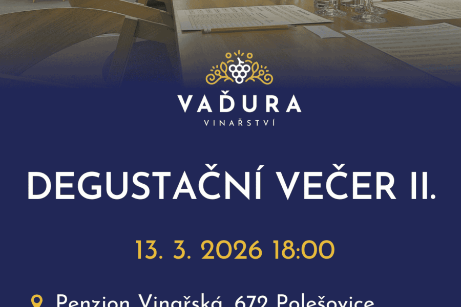 Degustační večer II. ve&nbsp;Vinařství Vaďura FOTO