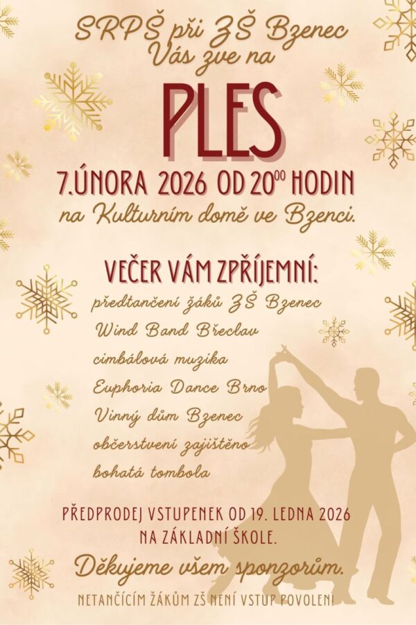 Ples SRPŠ při&nbsp;ZŠ Bzenec