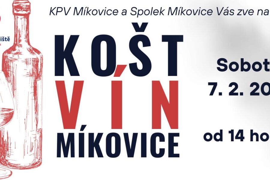 Košt vín Míkovice 2026
