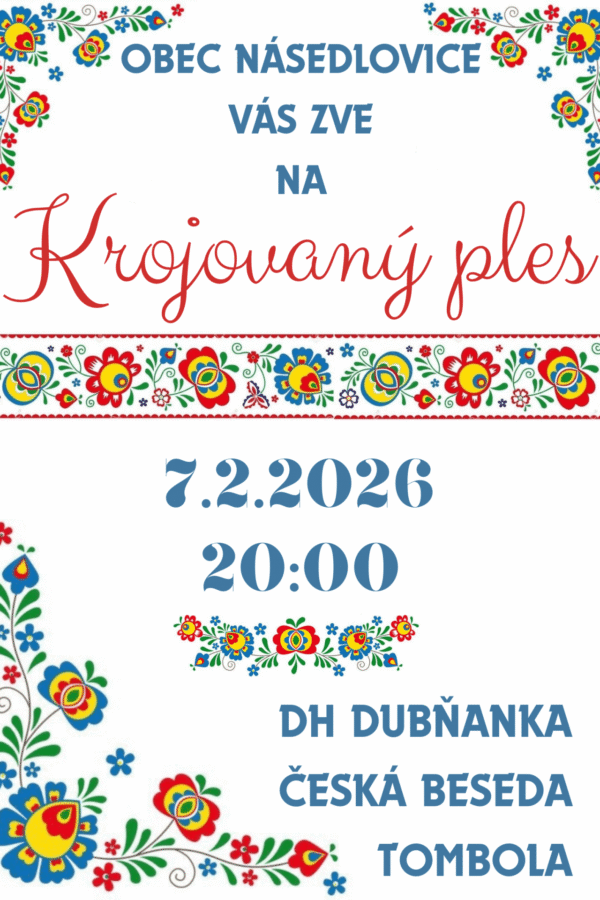 Krojovaný ples v&nbsp;Násedlovicích