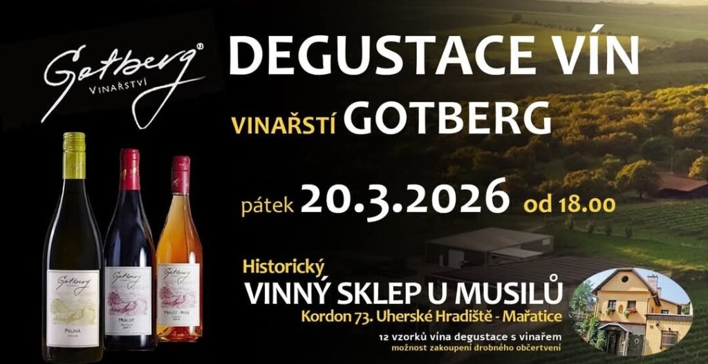 Ochutnávka vína z&nbsp;vinařství Gotberg