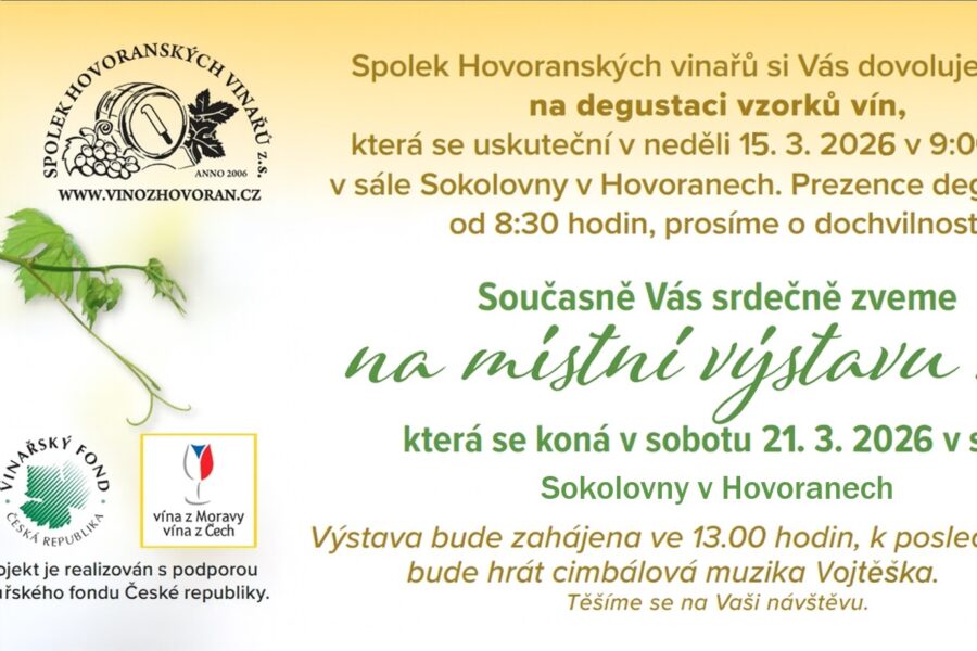 Výstava vín Hovorany 2026
