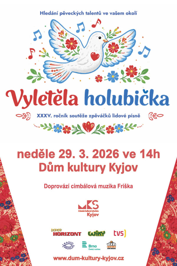 Vyletěla holubička 2026 v&nbsp;Kyjově