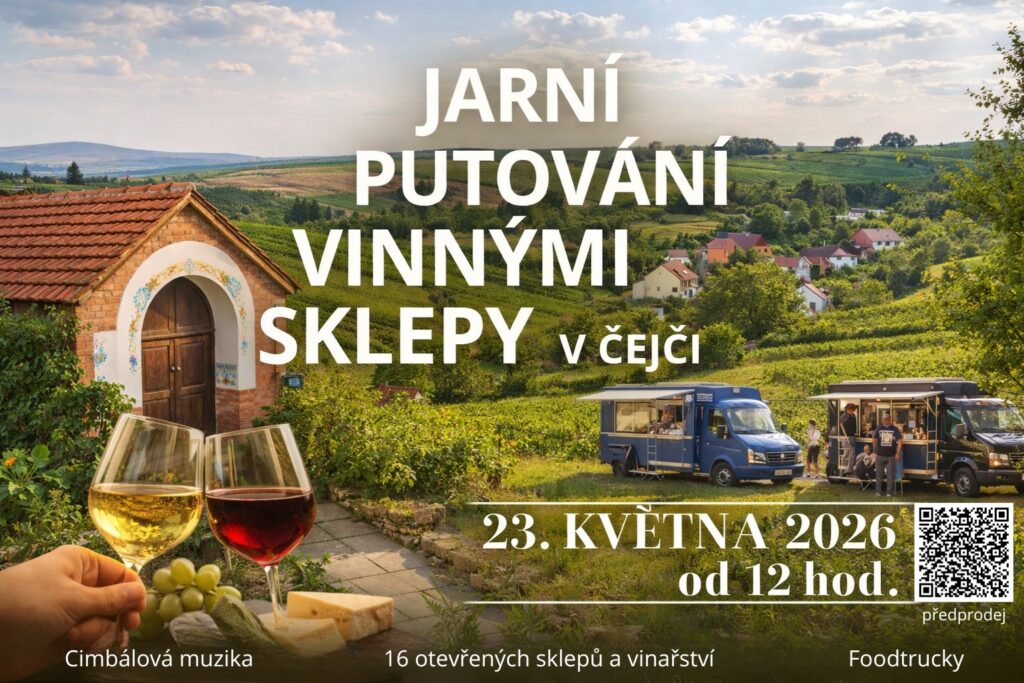 Jarní putování vinnými sklepy v&nbsp;Čejči