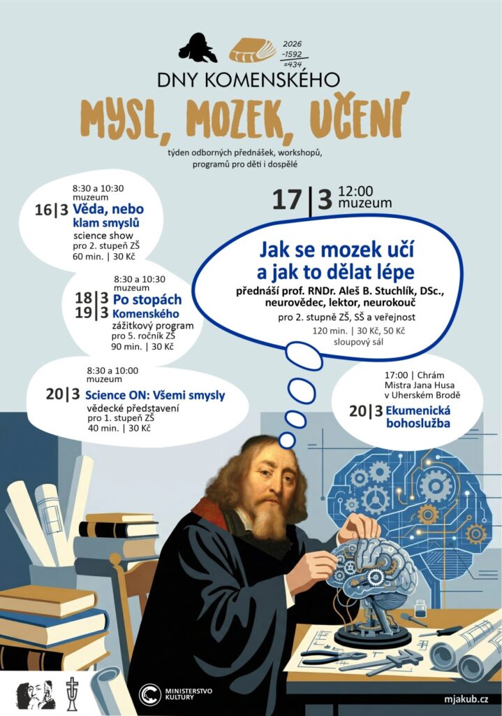 Dny Komenského 2026 – mysl, mozek, učení