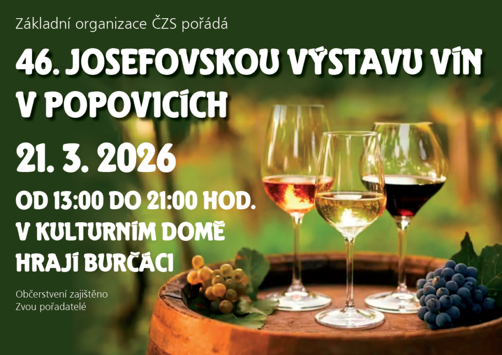 46. Josefovská výstava vín Popovice