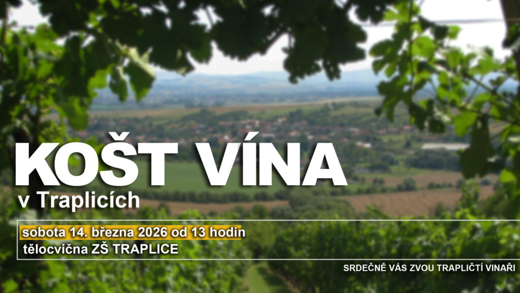 KOŠT VÍNA TRAPLICE 2026