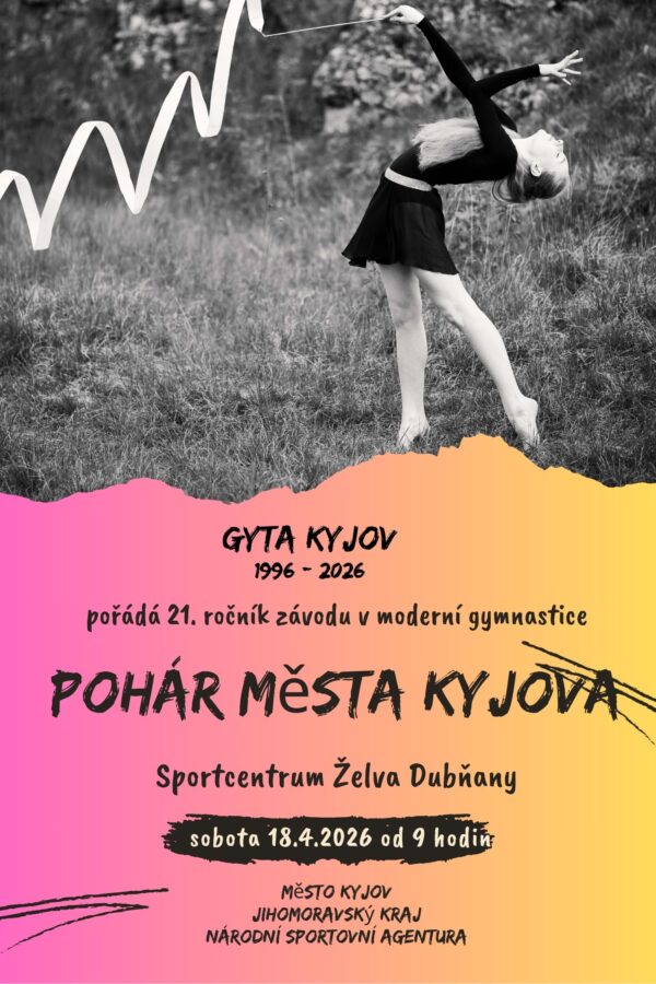 Pohár města Kyjova v&nbsp;moderní gymnastice