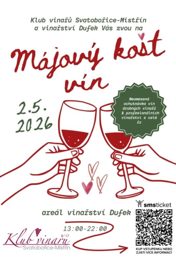 Májový košt vín Svatobořice-Mistřín