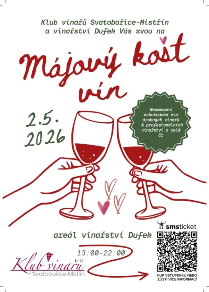 Májový košt vín Svatobořice-Mistřín