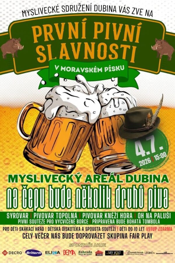 První pivní slavnosti v&nbsp;Moravském Písku