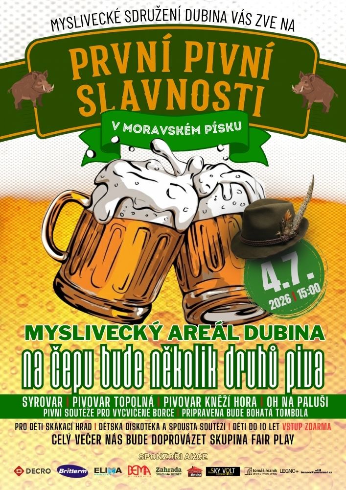 První pivní slavnosti v&nbsp;Moravském Písku