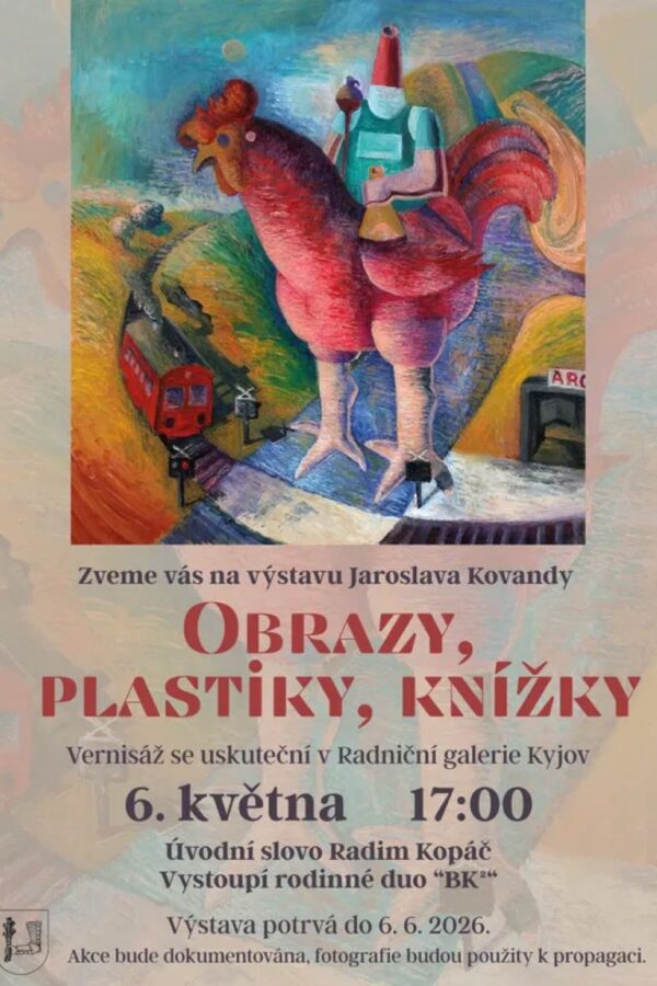 Obrazy, plastiky, knížky