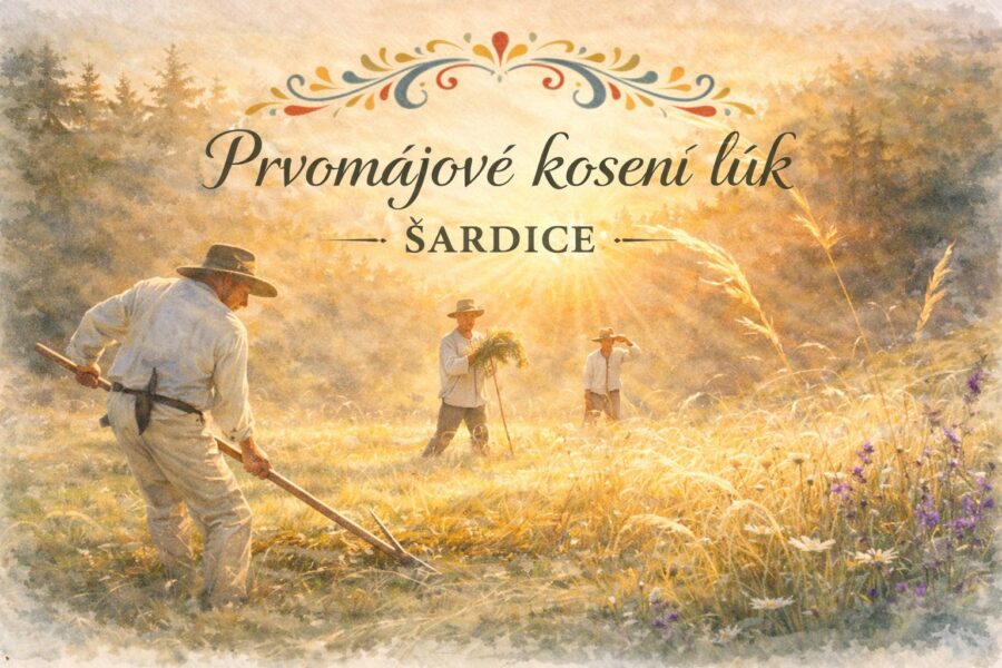 Prvomájové kosení lúk v&nbsp;Šardicích