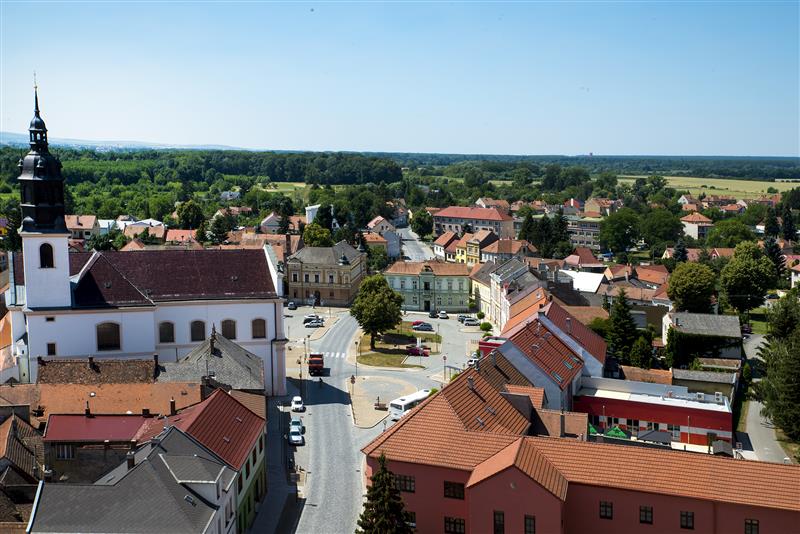 Historické centrum Uherského Ostrohu – náměstí Sv. Ondřeje