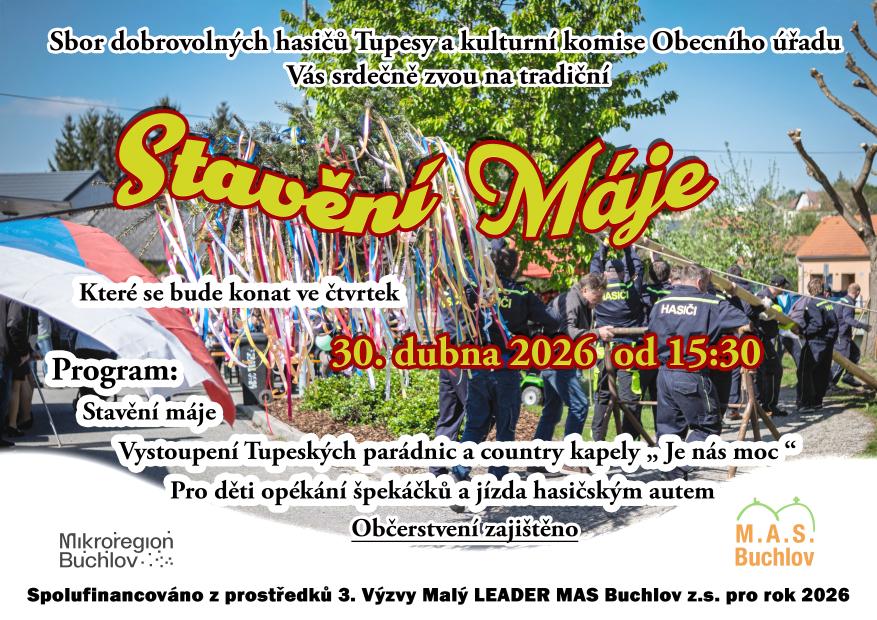 Stavění Máje v&nbsp;Tupesích