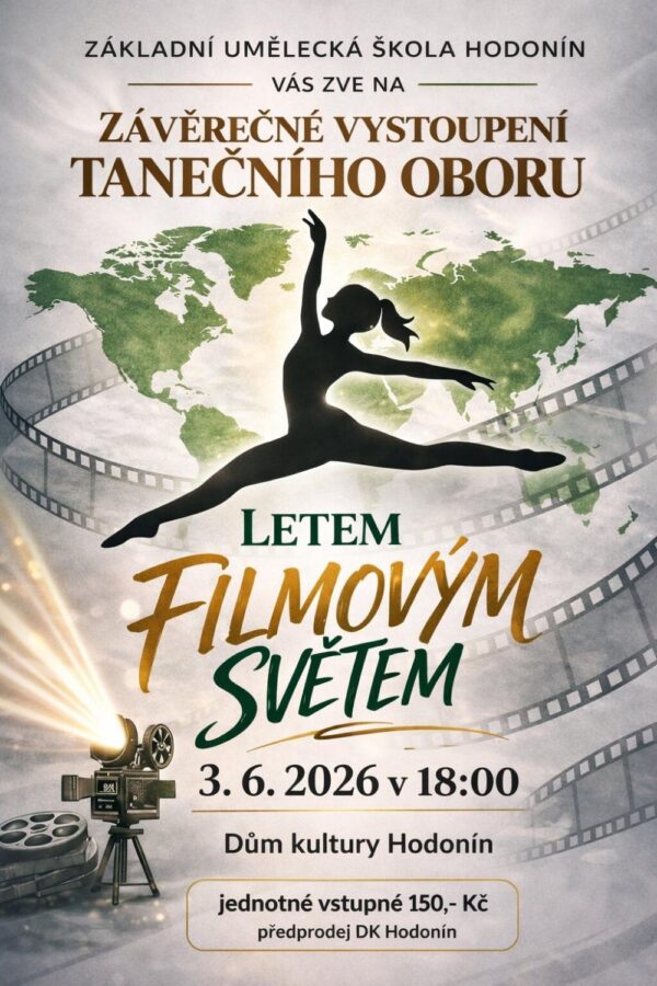 Závěrečné vystoupení tanečního oboru v&nbsp;Hodoníně