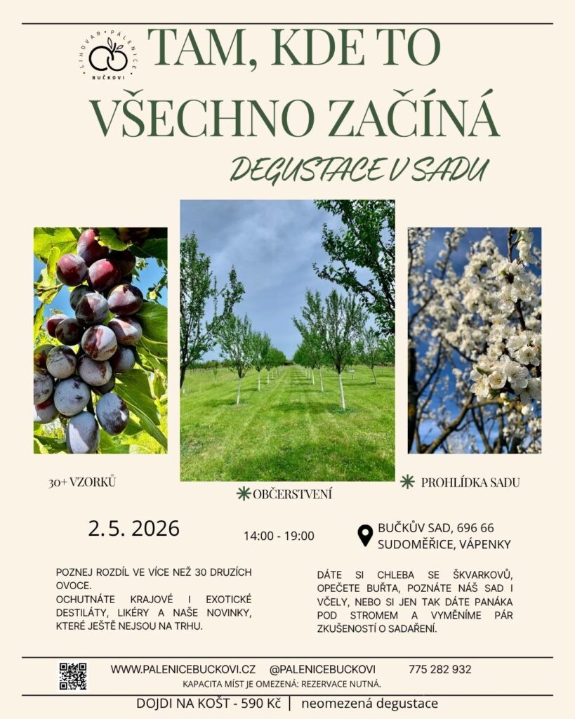 Neomezená degustace v&nbsp;sadu