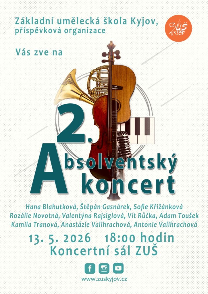 2. Absolventský koncert ZUŠ Kyjov