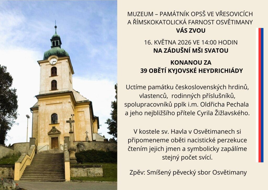 Zádušní mše svatá v&nbsp;Osvětimanech
