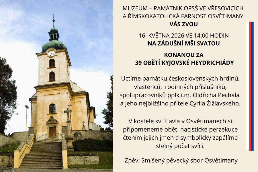 Zádušní mše svatá v&nbsp;Osvětimanech