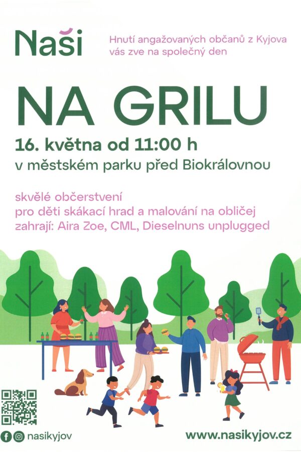 NAŠI na&nbsp;grilu v&nbsp;kyjovském parku