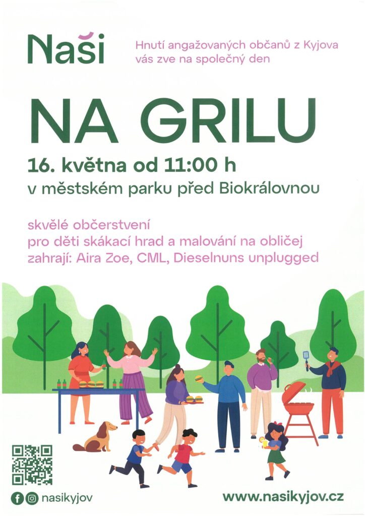 NAŠI na&nbsp;grilu v&nbsp;kyjovském parku