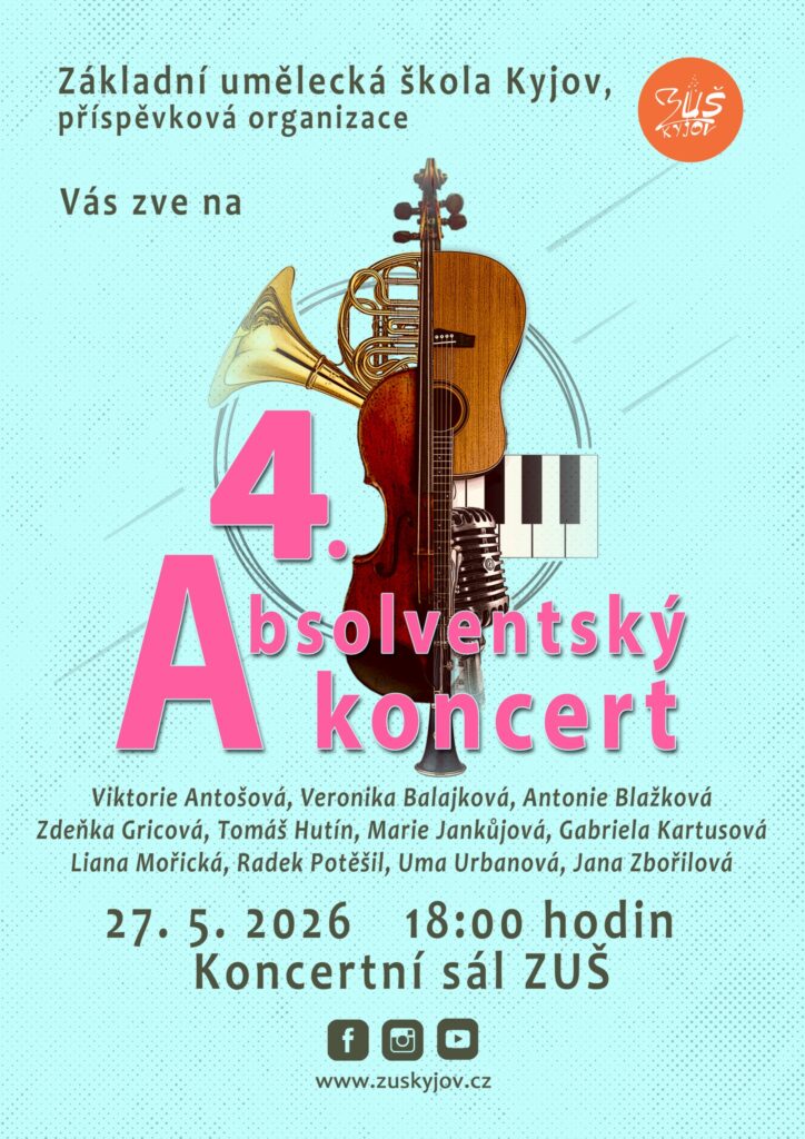 4. Absolventský koncert ZUŠ Kyjov
