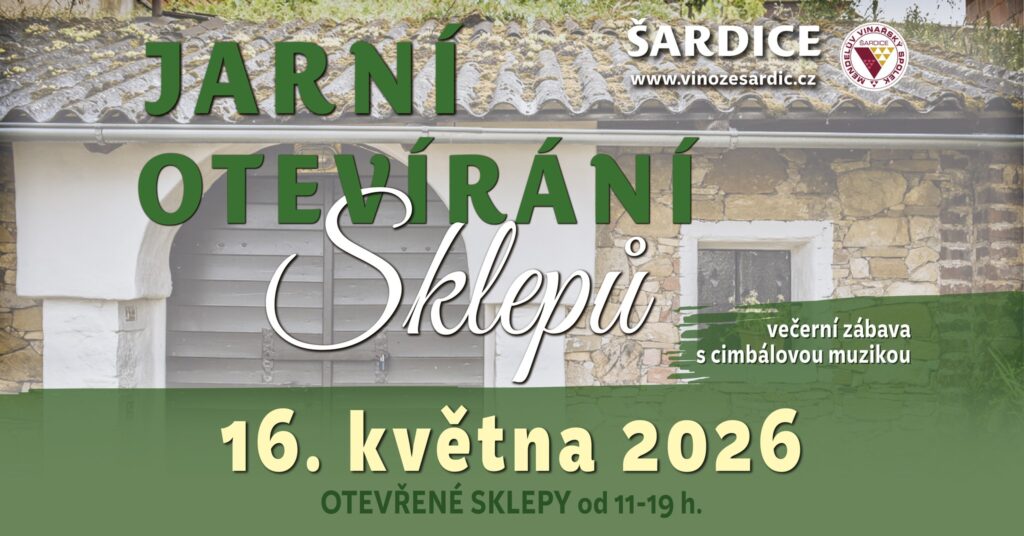 Jarní otevírání sklepů v&nbsp;Šardicích