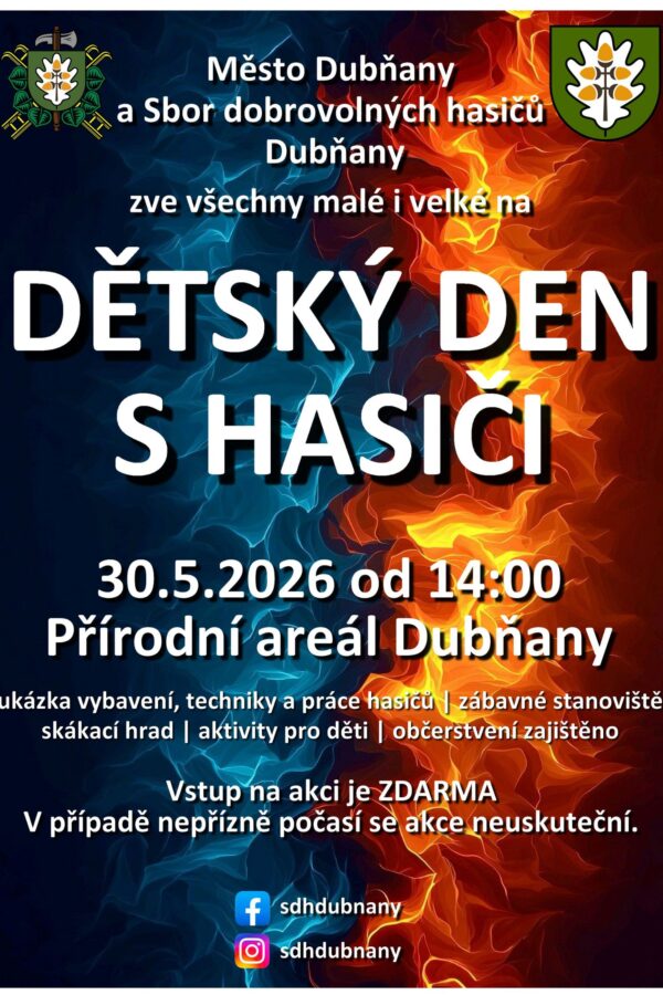 Dětský den s&nbsp;hasiči