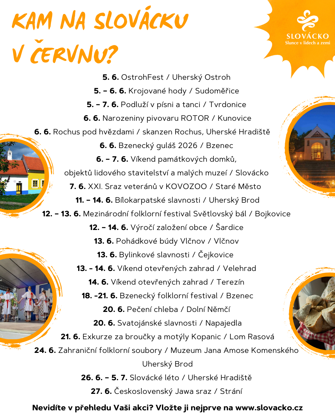 Kam na&nbsp;Slovácku v&nbsp;červnu