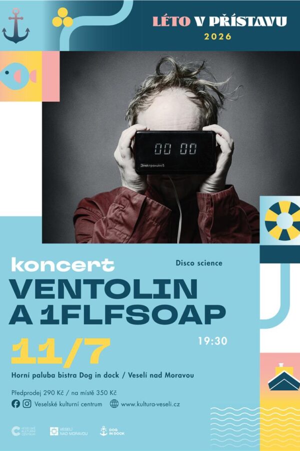 Léto v&nbsp;přístavu ve&nbsp;Veselí n. Mor.: Ventolin + 1flfsoap