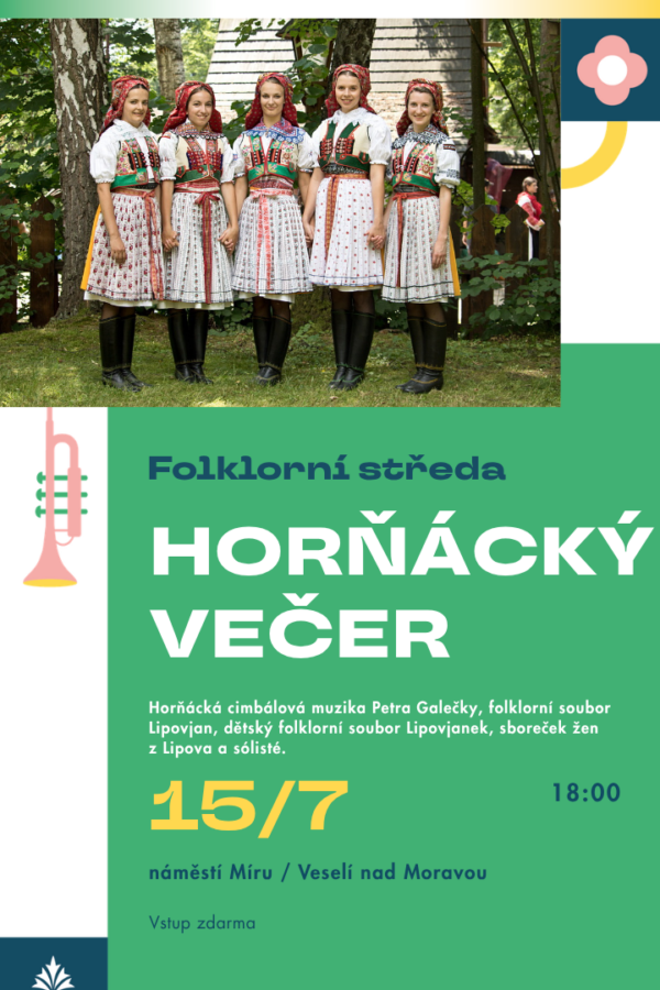 Folklórní středa ve&nbsp;Veselí n. Mor.: Horňácký večer