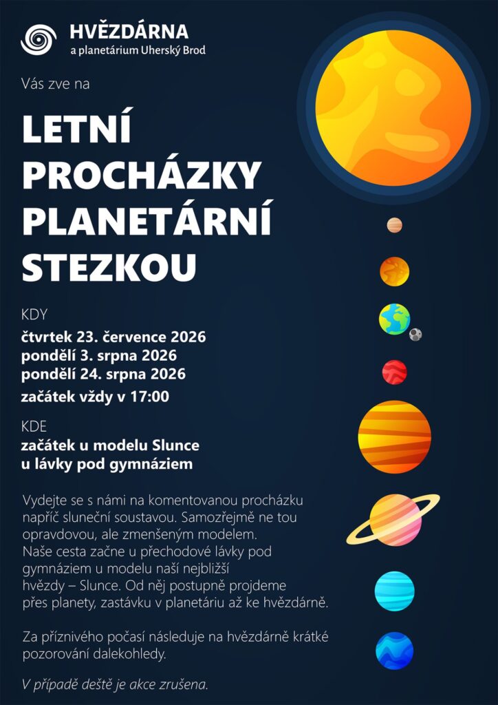 Letní procházky planetární stezkou